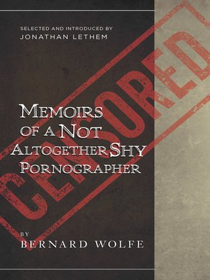 cover image of Memoirs of a Not Altogether Shy Pornographer